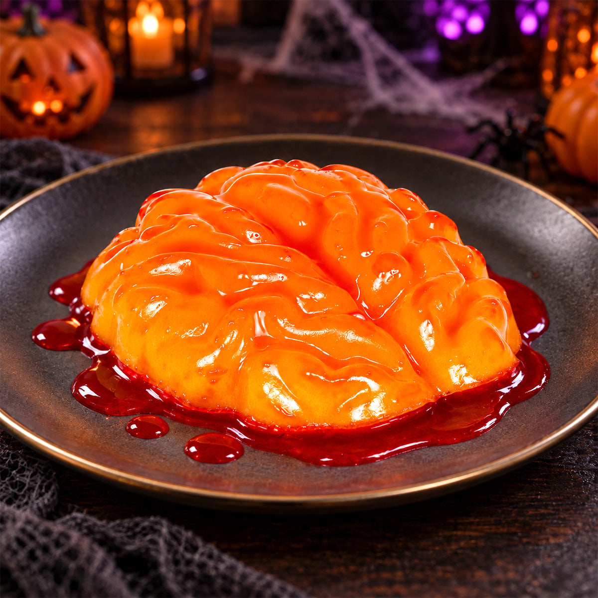 Dulce en Forma de Cerebro, Color Rojo, 120 g