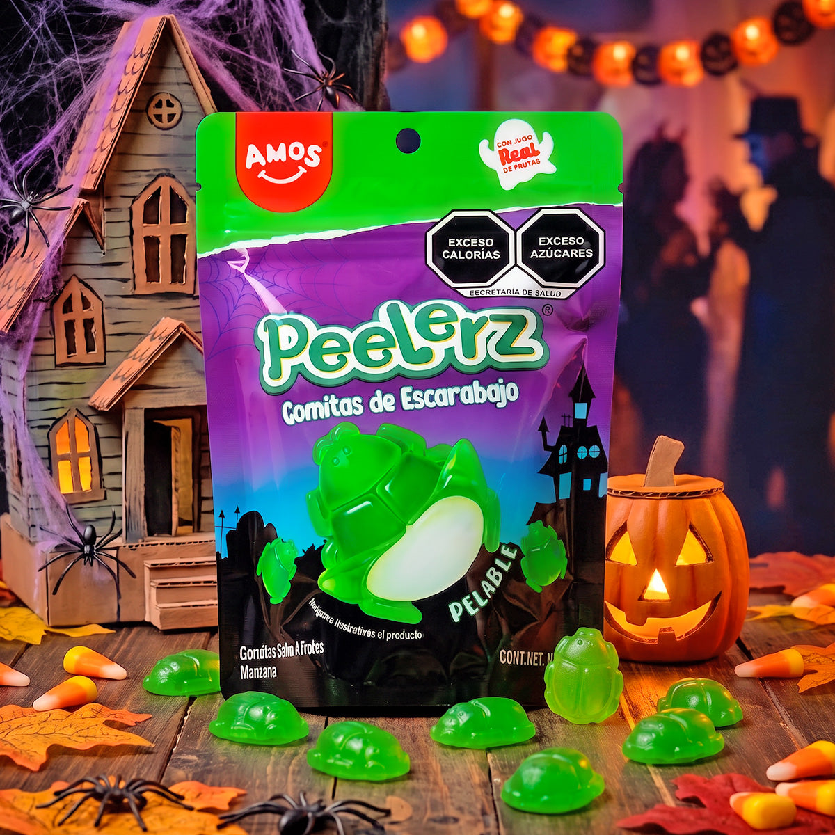 Escarabajo, Gomitas Pelables, Peelerz, 65 gr