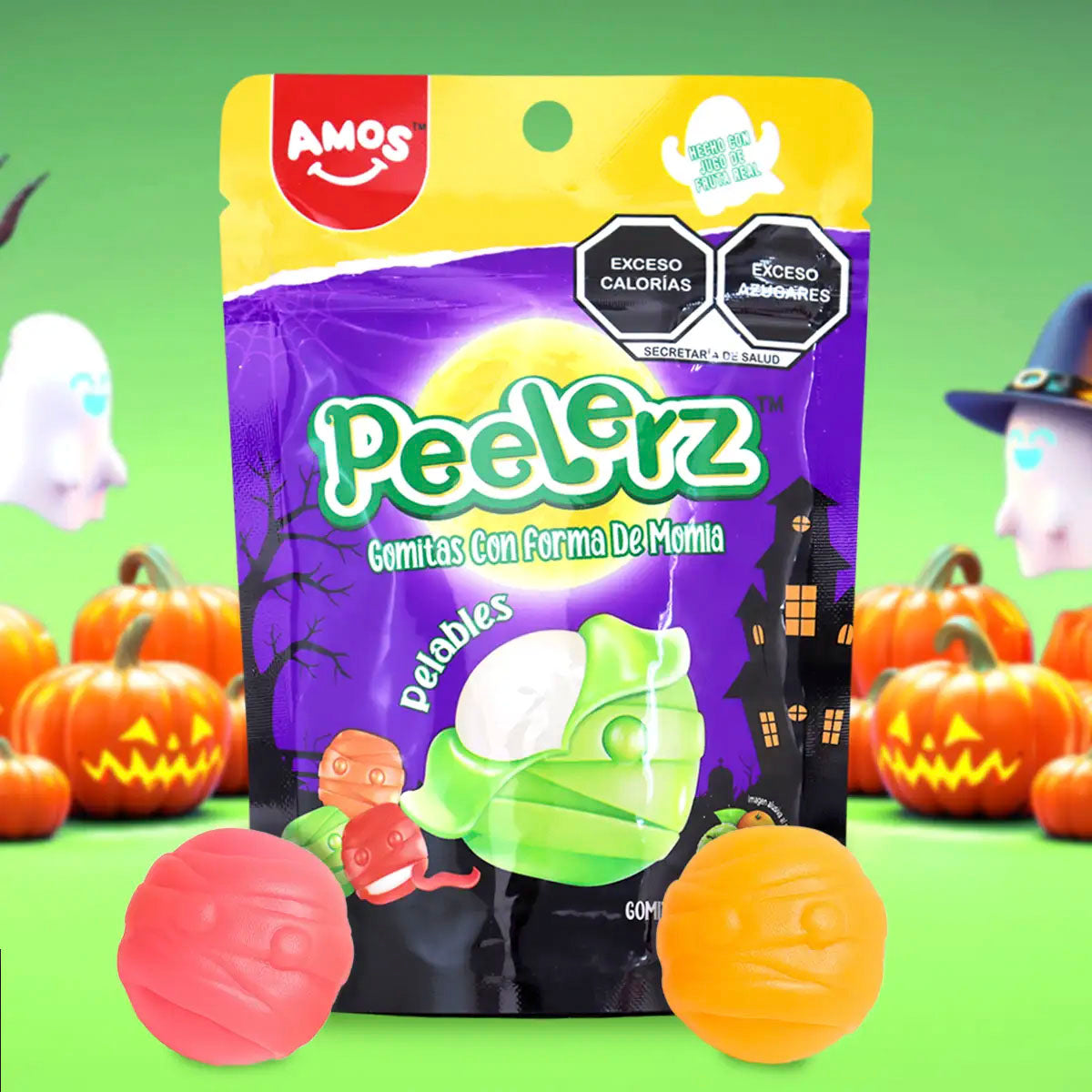 Momia, Gomitas Pelables, Peelerz, 65 gr