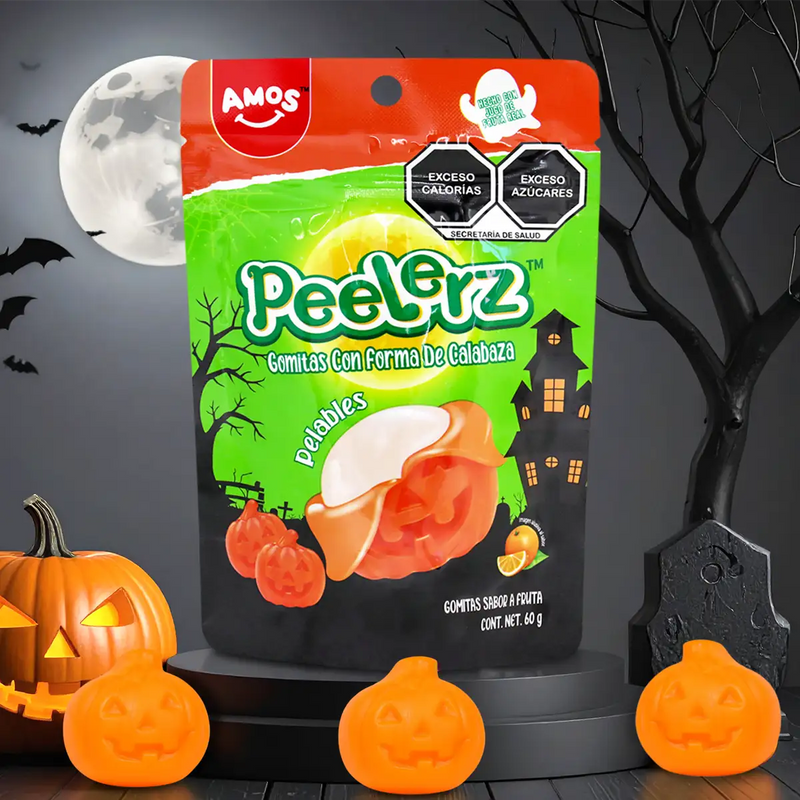 Calabaza, Gomitas Pelables, Peelerz, 65 gr