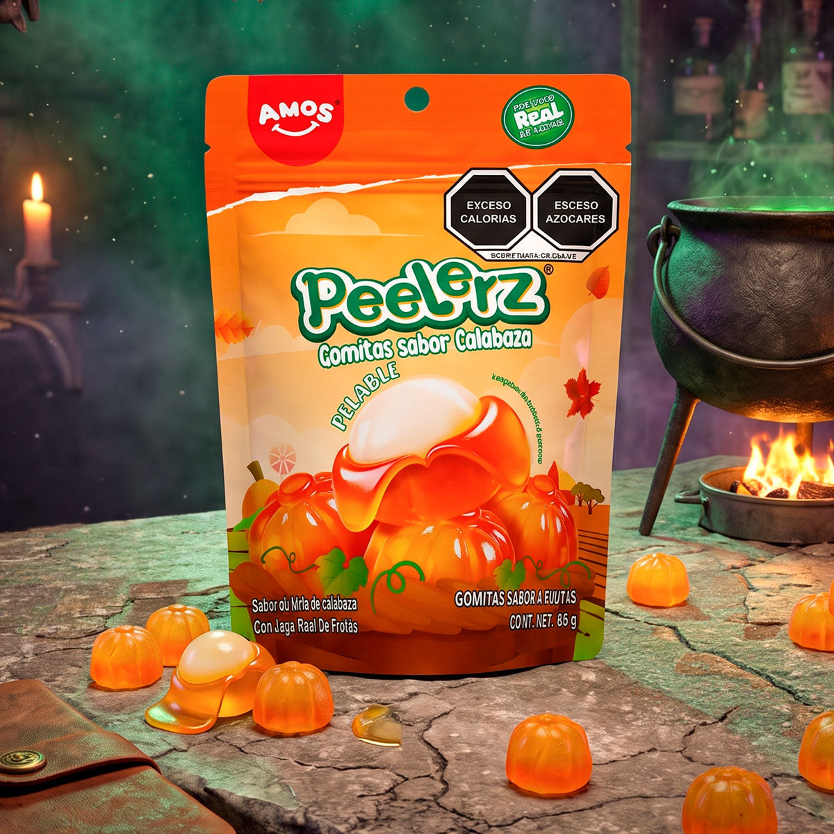 Calabaza, Gomitas Pelables, Peelerz
