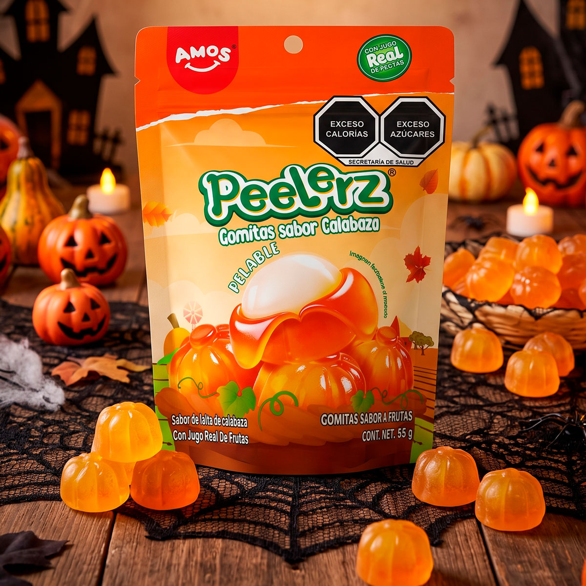 Calabaza, Gomitas Pelables, Peelerz