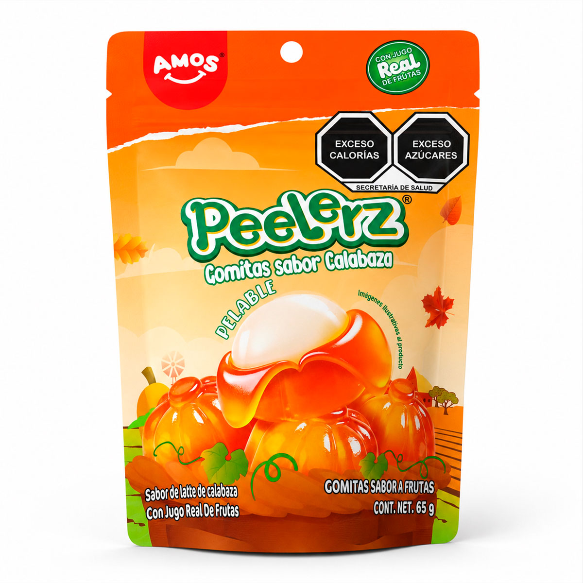 Calabaza, Gomitas Pelables, Peelerz