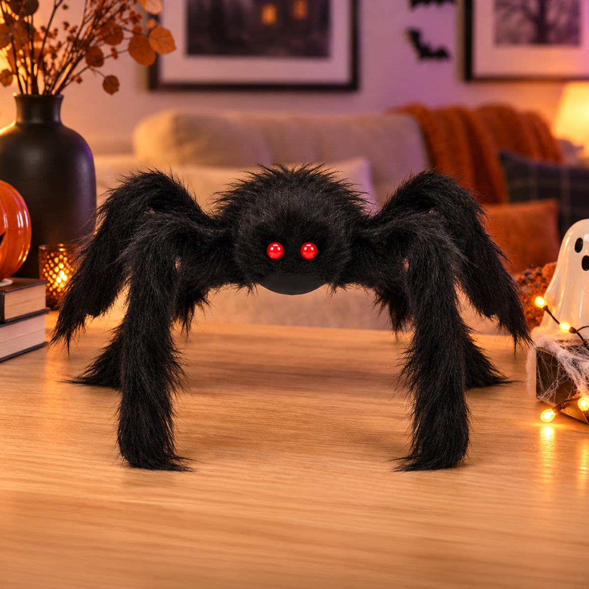 Araña Gigante para Halloween, Color Negro