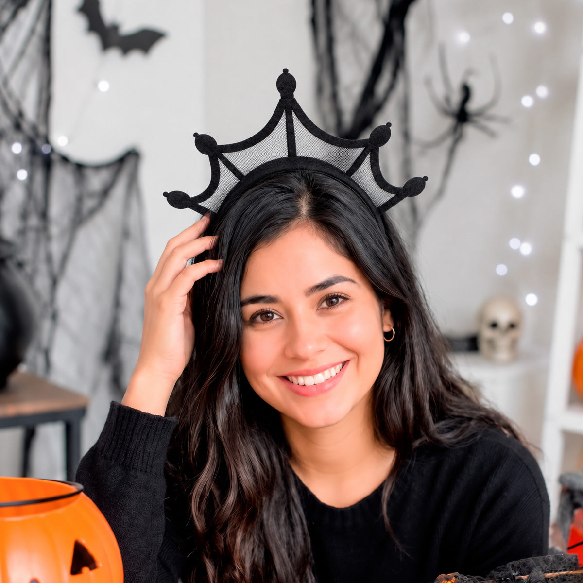 Diadema, Halloween, Color Negro