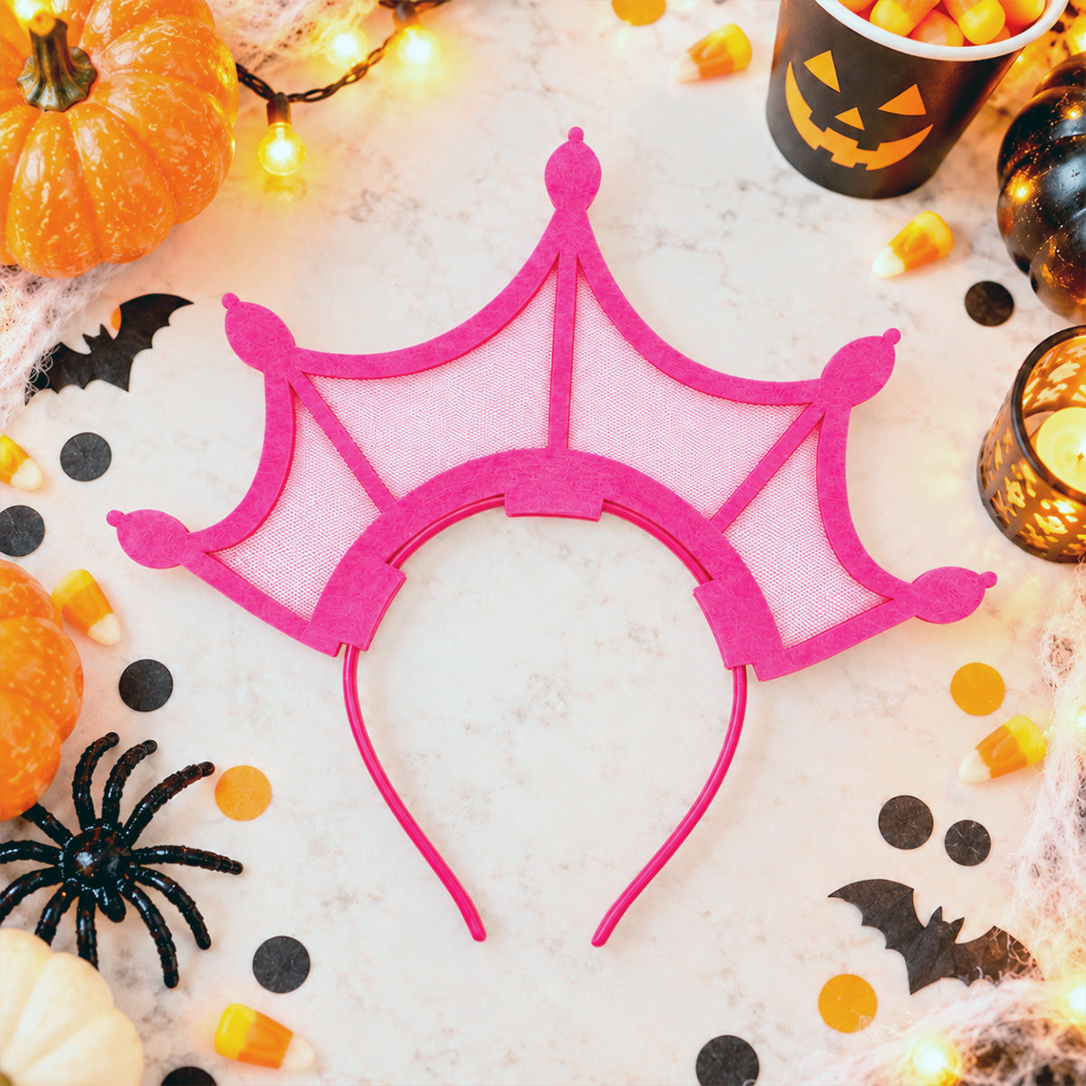Diadema, Halloween, Color Rosa