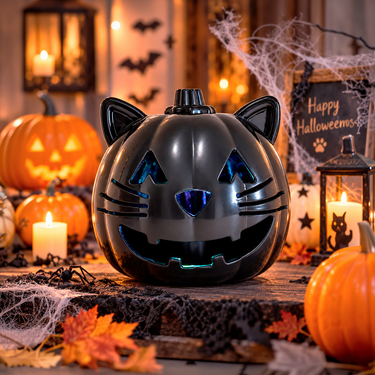 Gato, Adorno con Sonido, Halloween