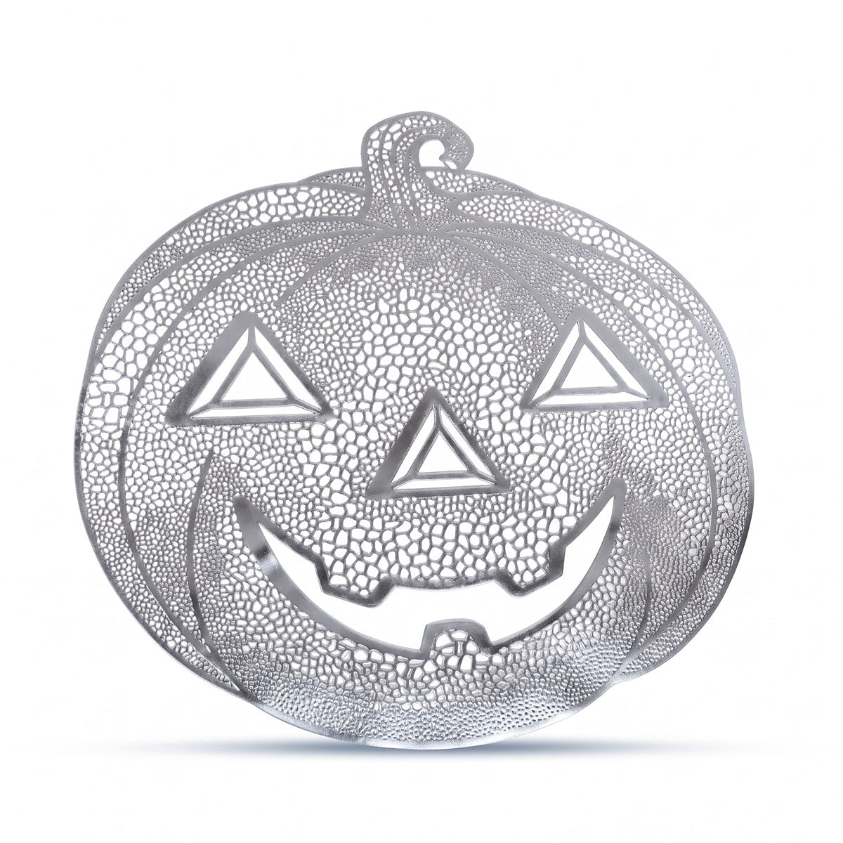 Mantel Individual de Calabaza, Color Plateado