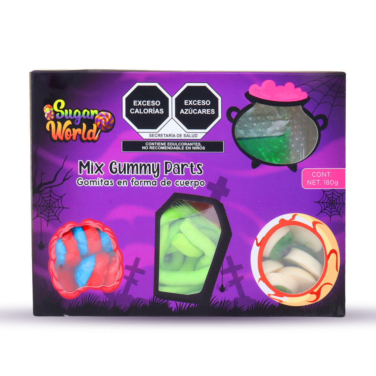 Gomitas en Forma de Partes Cuerpo, 180 g