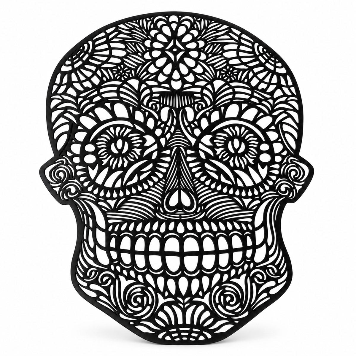Mantel de Calavera, Color Negro