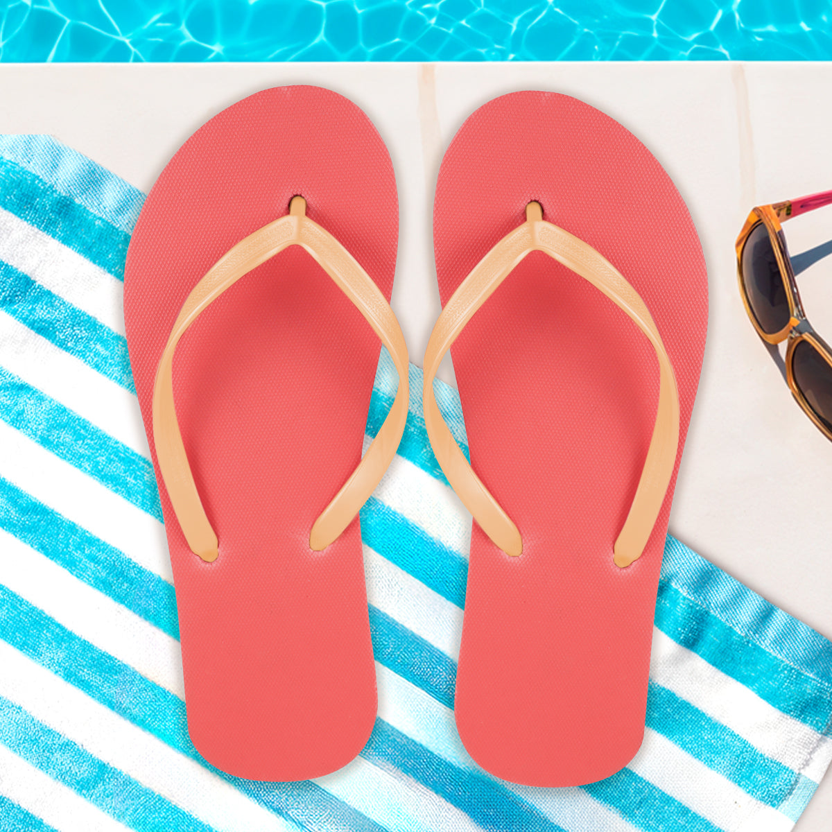 Sandalias, Color Naranja, Talla 25