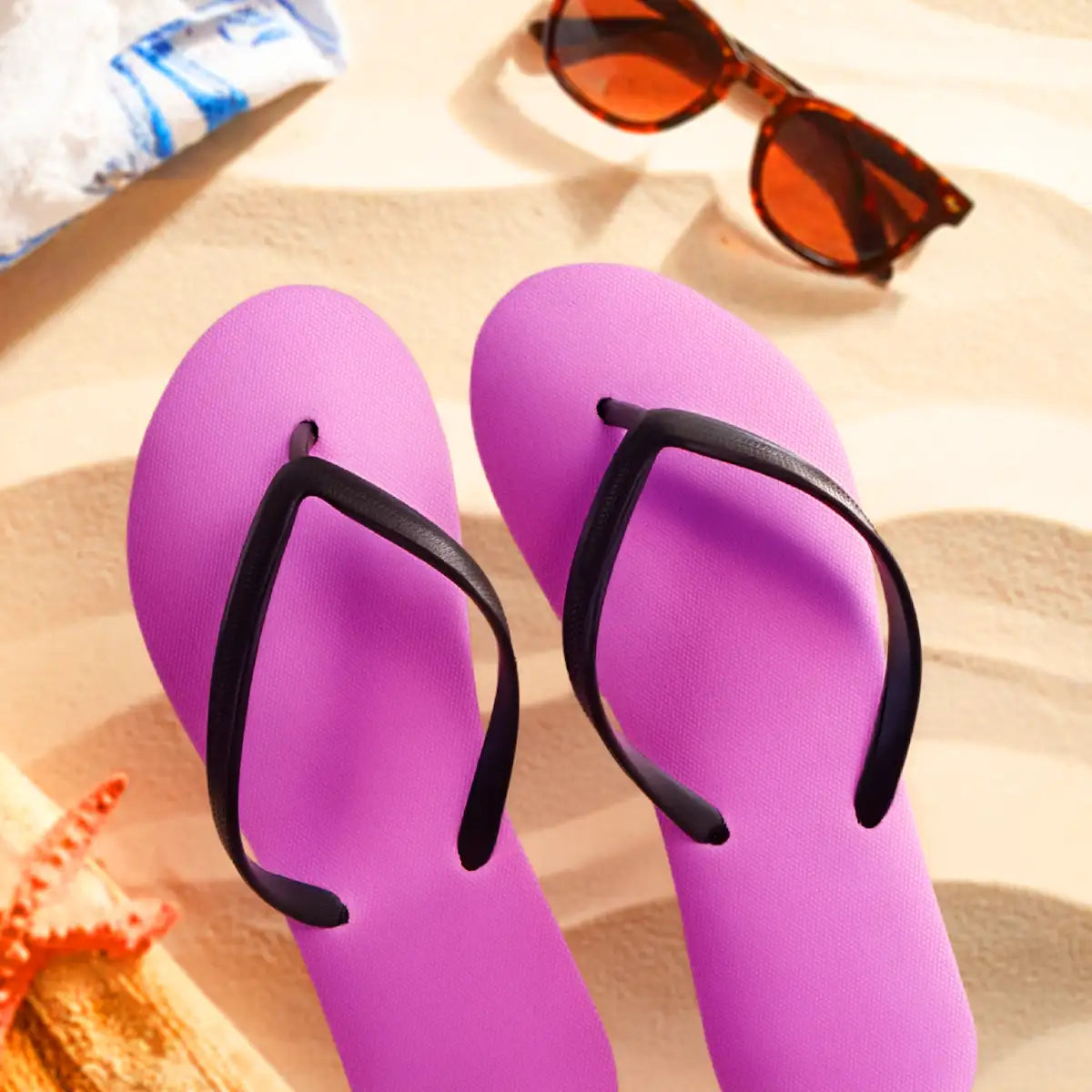 Sandalias Color Morado, Talla 25