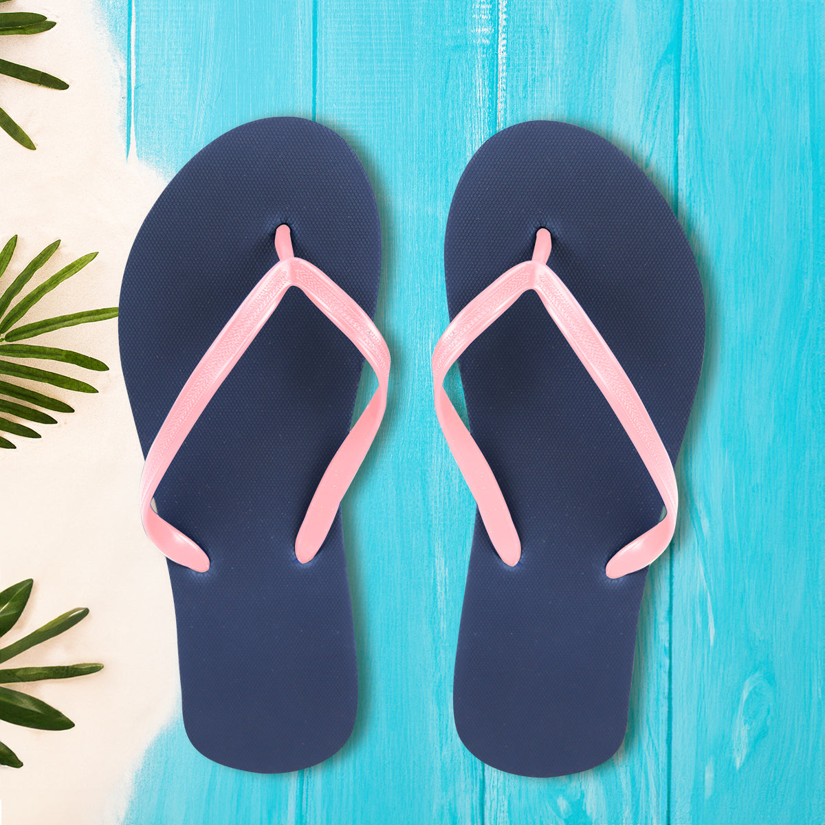 Sandalias, Color Azul y Rosa, Talla 26