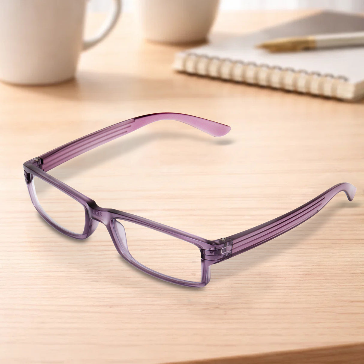 Lentes de Lectura, Rectangulares, Color Morado, +1.50