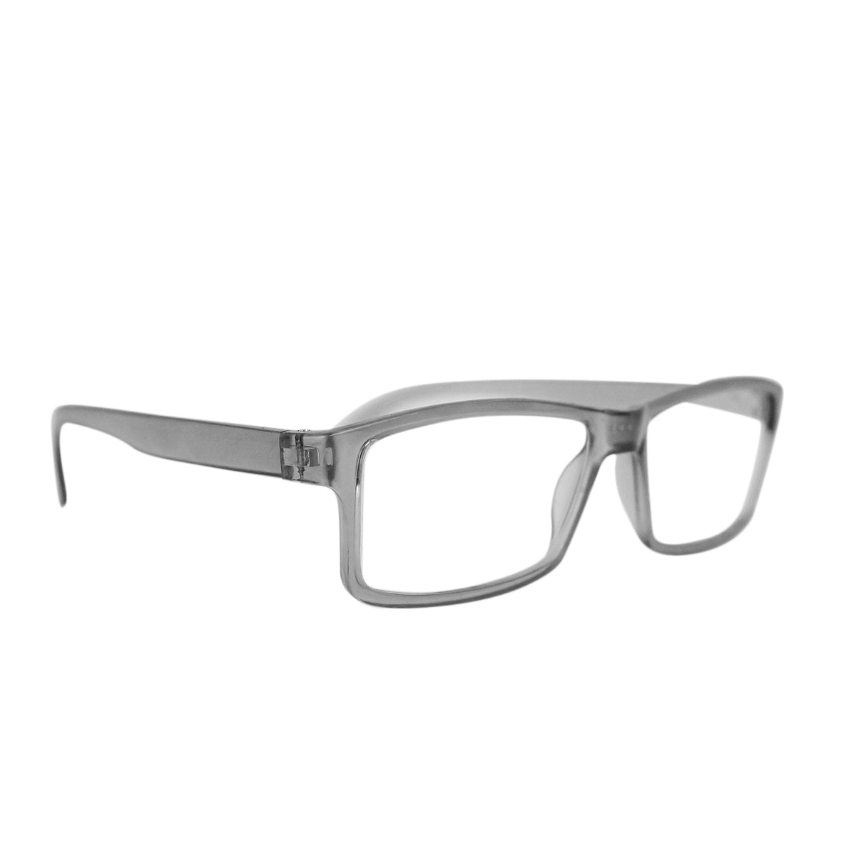 Lentes de Lectura Rectangulares, Armazón Color Negro Transparente, +2.50