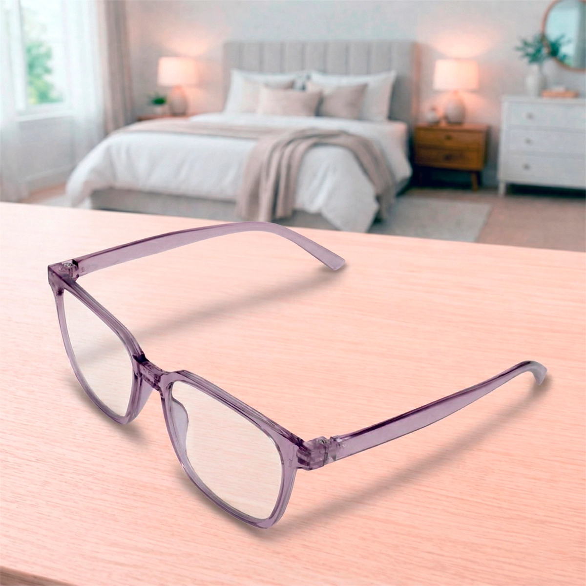 Lentes de Lectura, Color Morado, +3.50