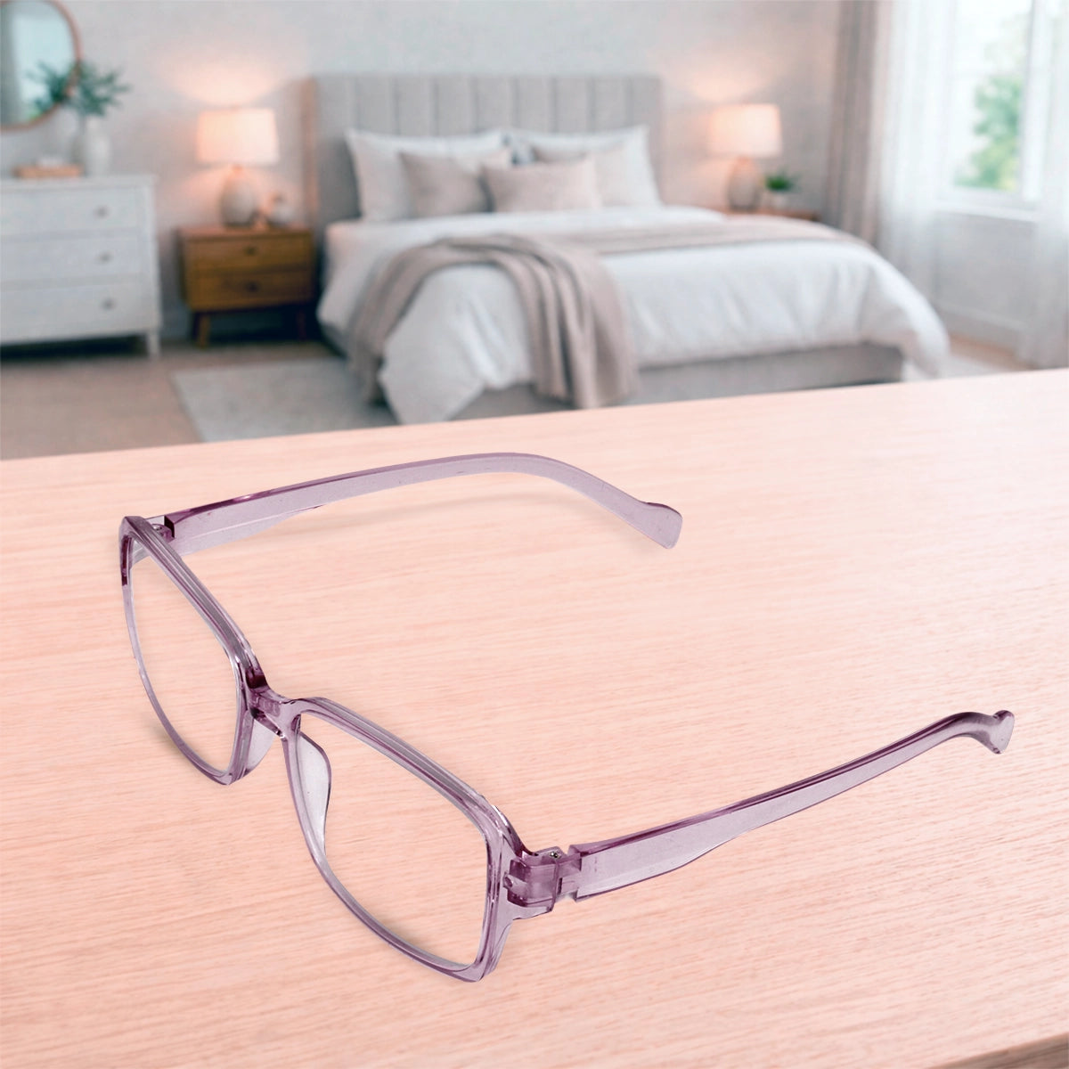 Lentes de Lectura, Color Morado, +3.50