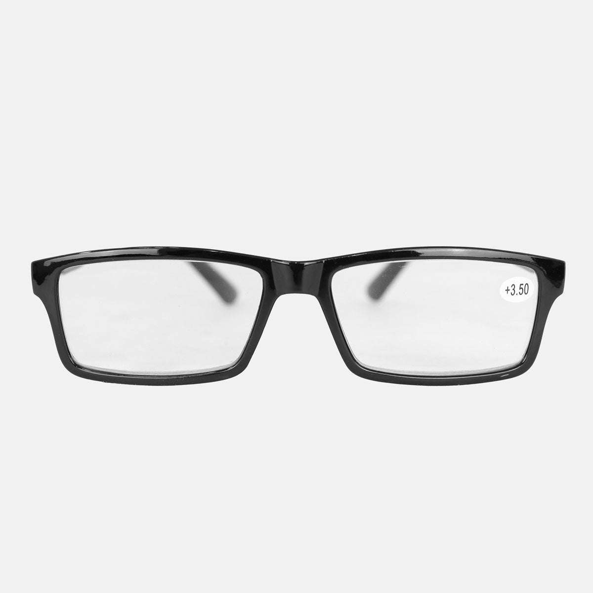 Lentes de Lectura Rectangulares, +3.50, Color Negro