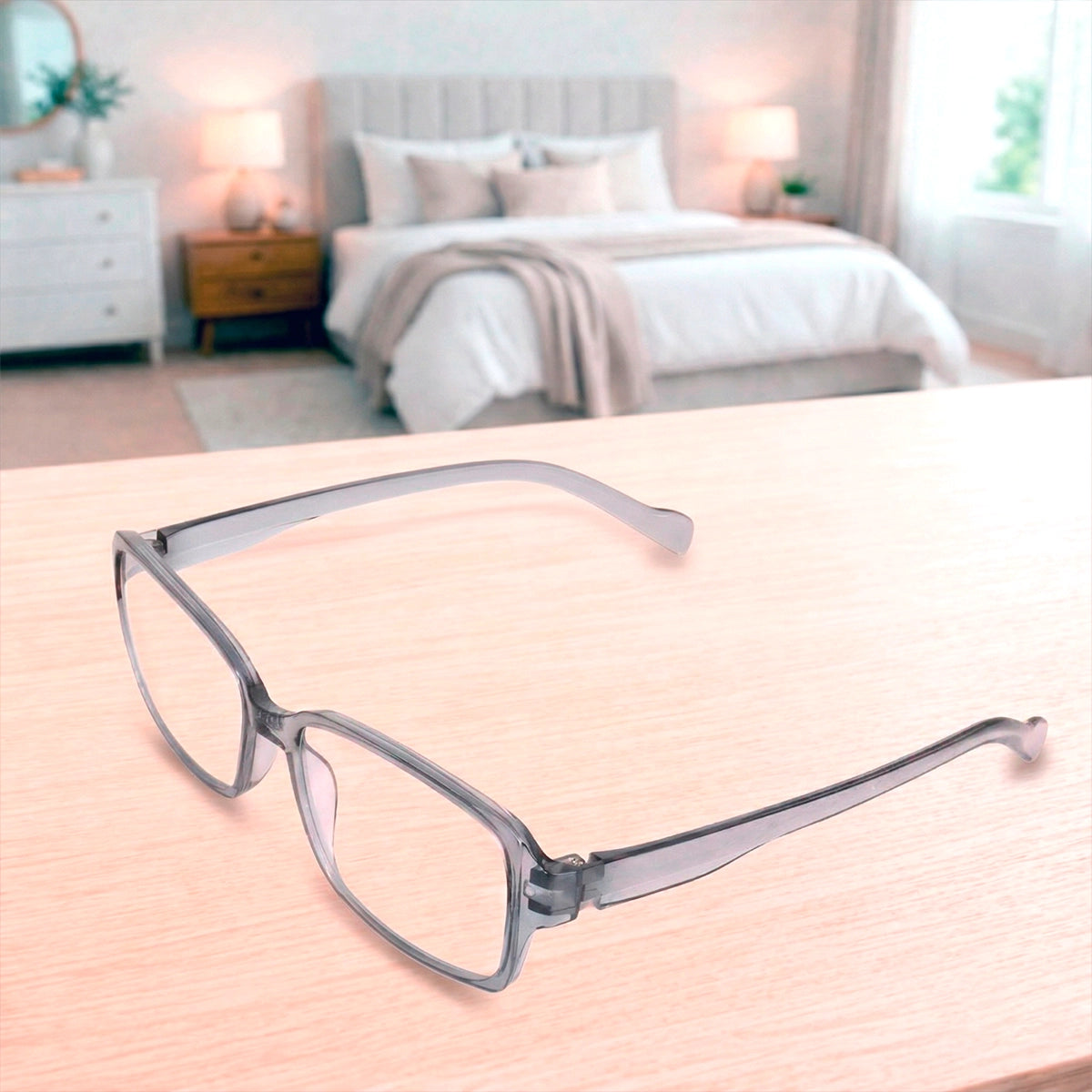 Lentes de Lectura, Color Gris, +3.50