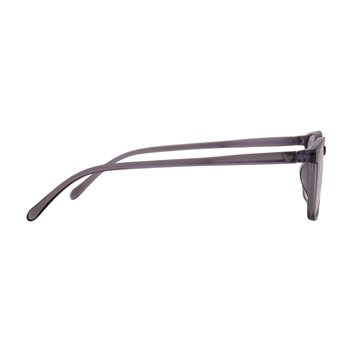 Lentes de Armazón Ovalado con 3.50 de Dioptría, color Gris Oxford