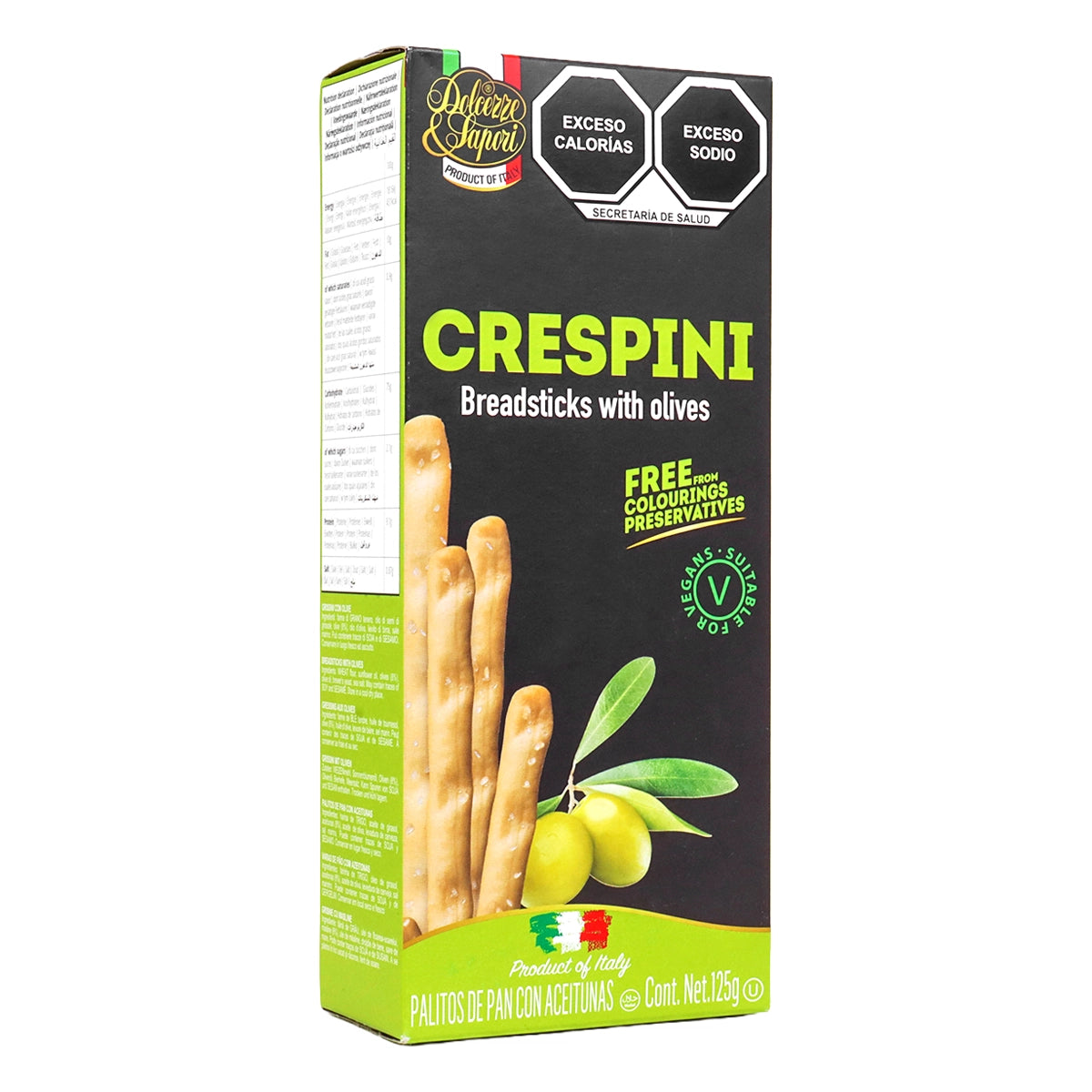 Crespini, Aceituna, 125 gr