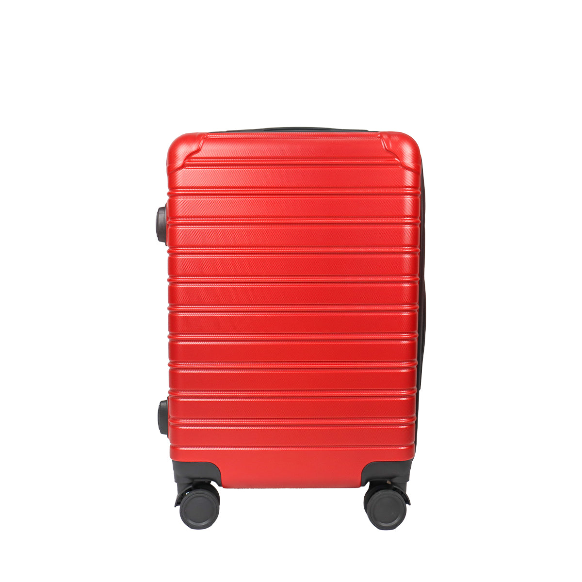 Set de Maletas de Viaje Líneas, color Rojo: ¡Llévate 3 y paga 2!, 37x23x55cm