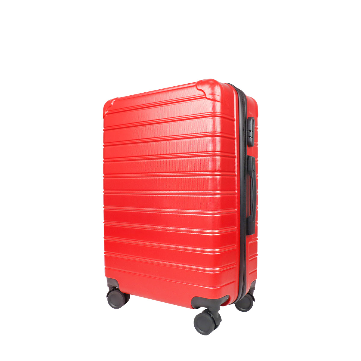 Set de Maletas de Viaje Líneas, color Rojo: ¡Llévate 3 y paga 2!, 37x23x55cm