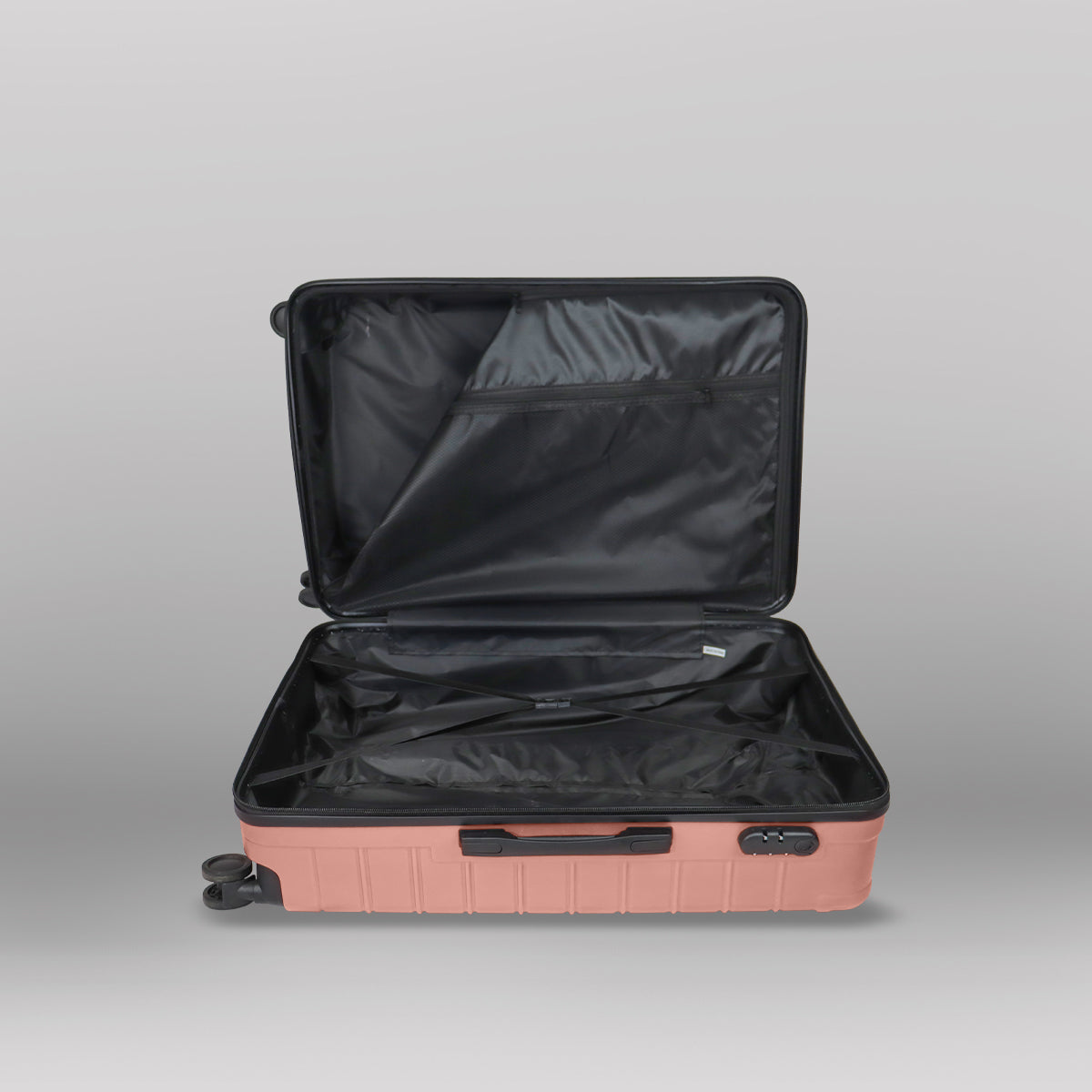 Maleta de Viaje Líneas, color Rosa 43x26x65cm