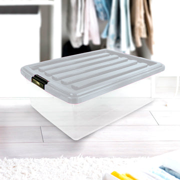 Caja de Plástico Goliat color Arena 32L