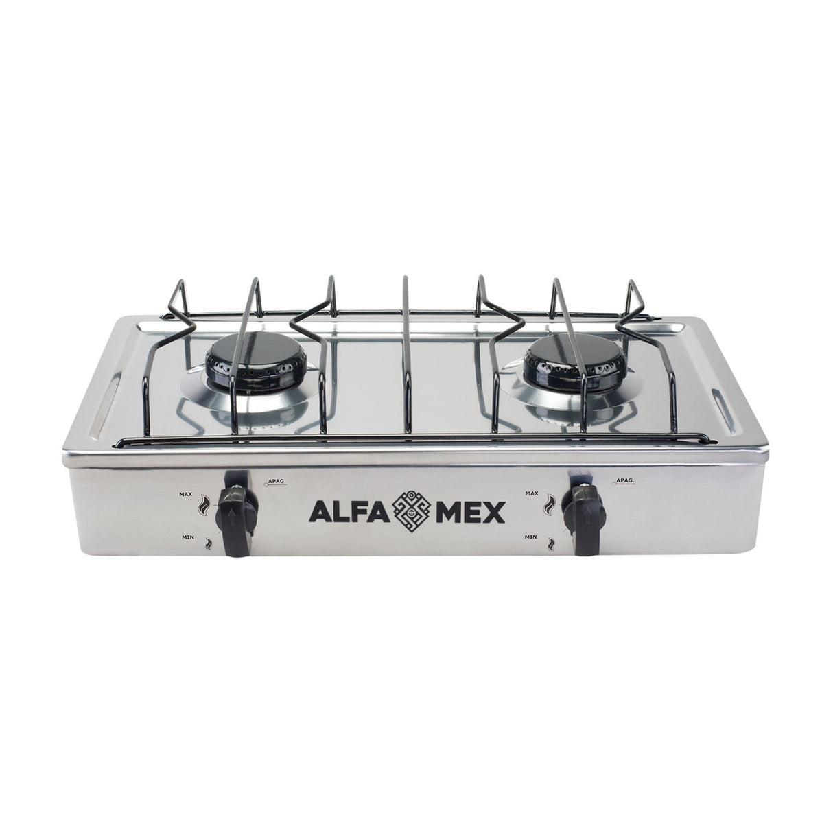 Parrilla de Gas Alfamex 2 Quemadores Gris 308