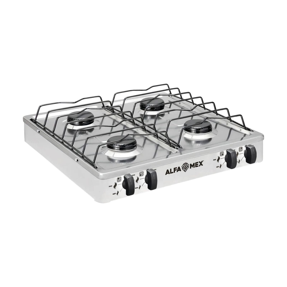 Parrilla de Gas Alfamex 4 Quemadores Blanco 312
