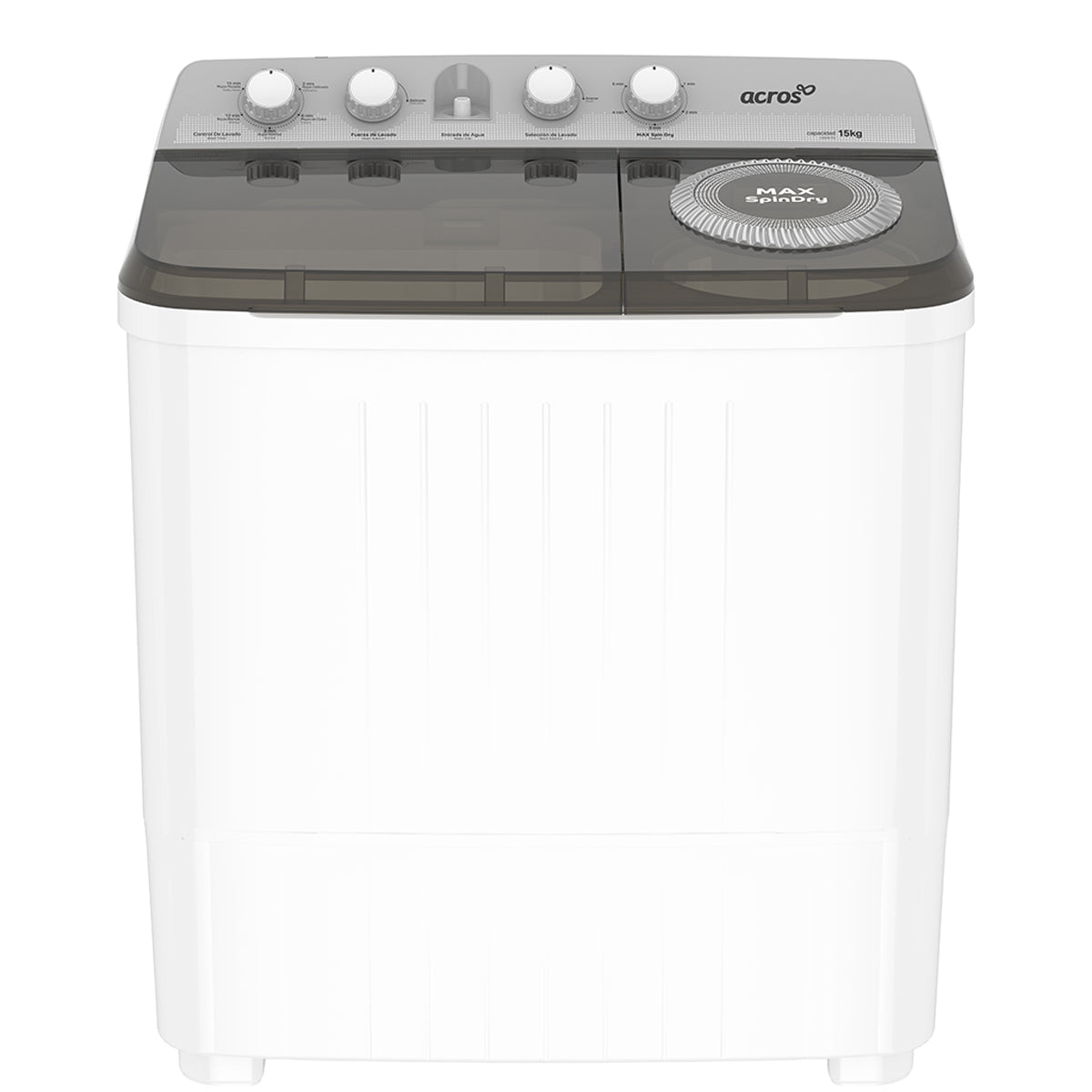 LAVADORA ACROS MODELO ALD-1545JE 2TINAS 15KG **