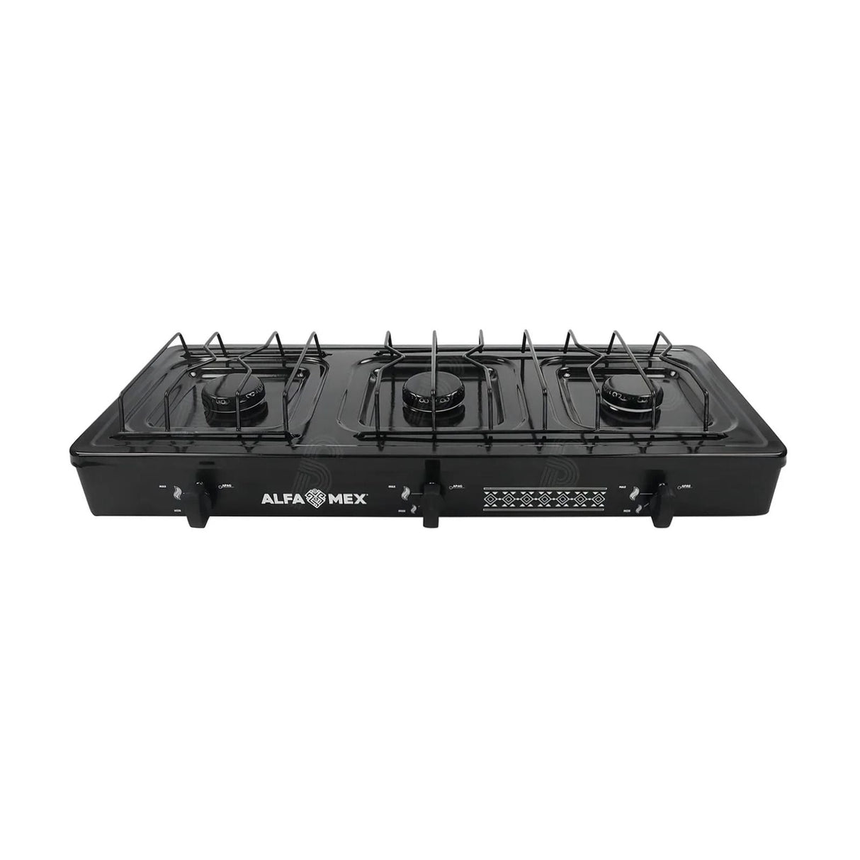 Parrilla de Gas Alfamex 3 Quemadores Negra 611