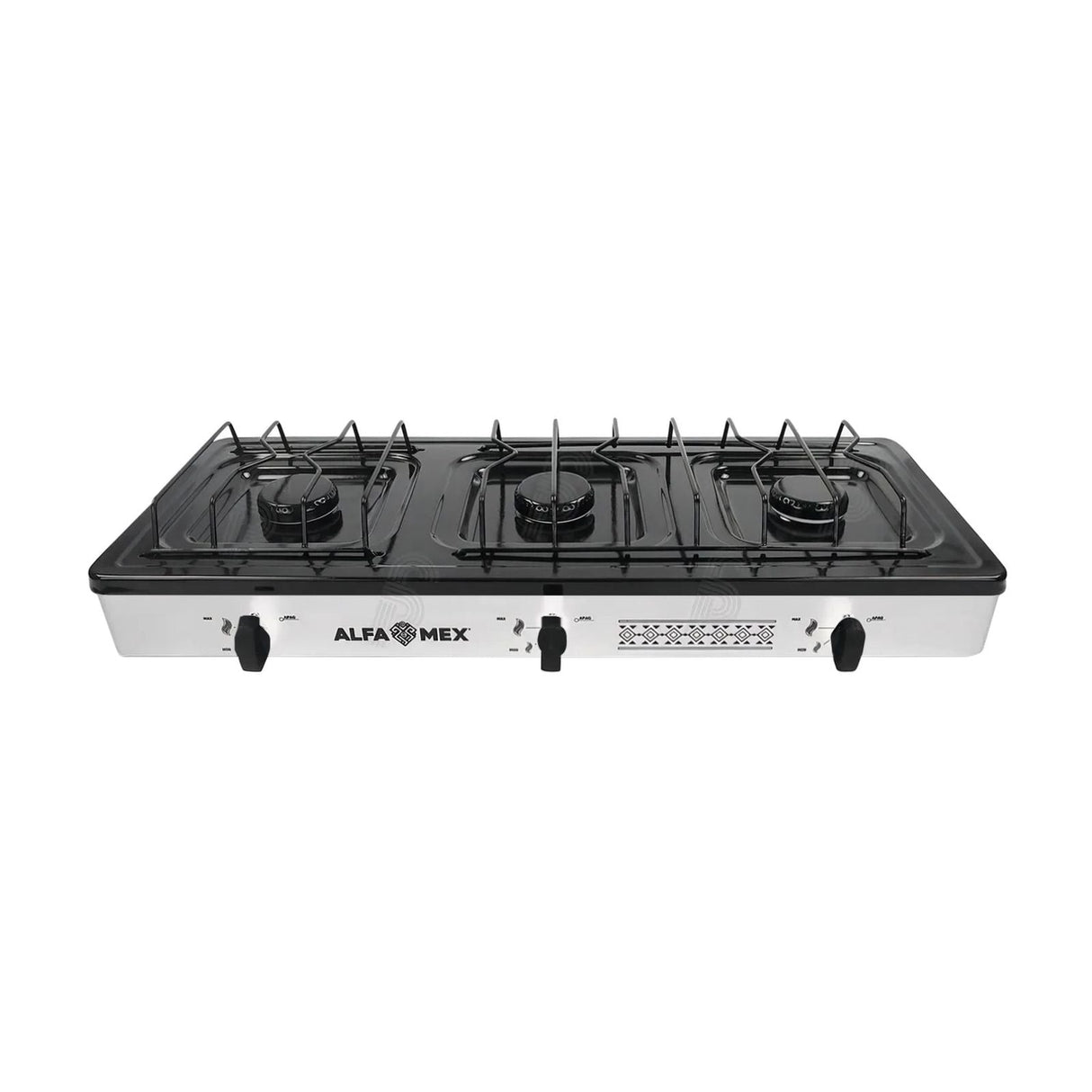 Parrilla de Gas Alfamex 3 Quemadores Blanca 611