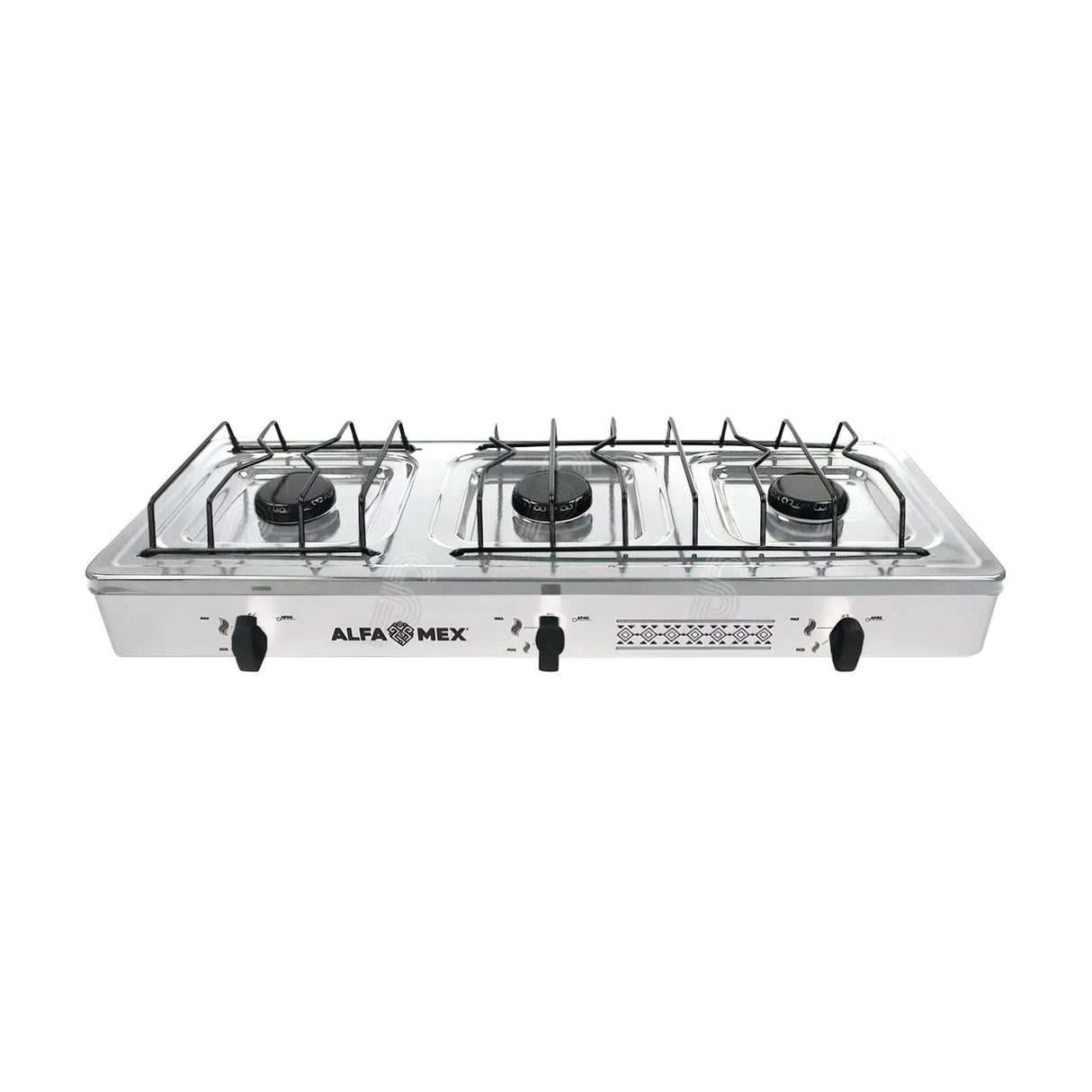 Parrilla de Gas Alfamex 3 Quemadores Blanco 612