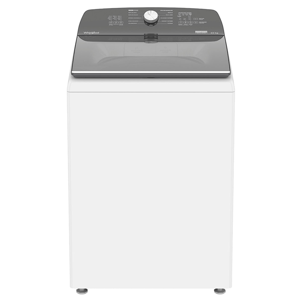 LAVADORA WHIRLPOOL MOD. 8MWTW-2231WJB 22KG BLANCA**