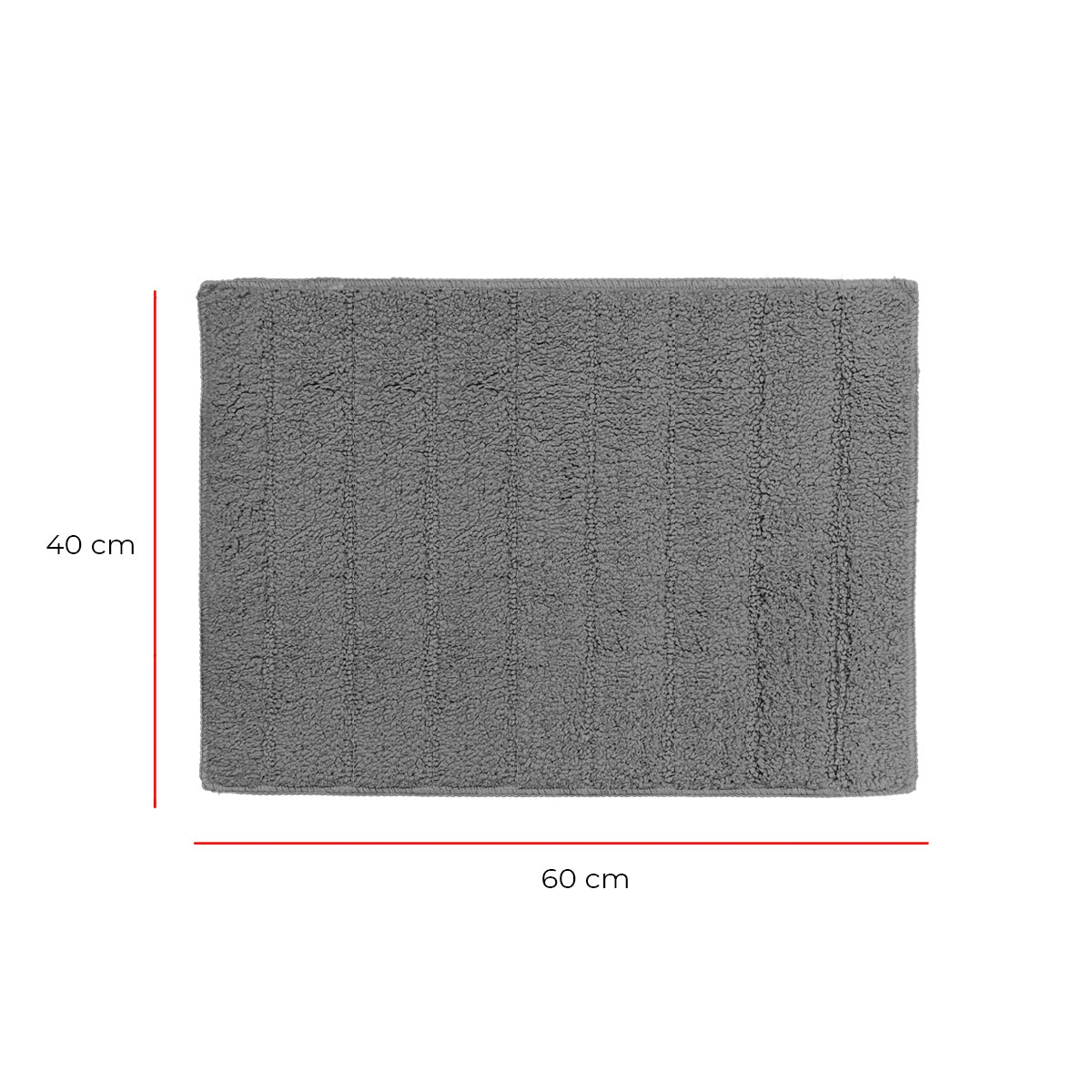 TAPETE CUT & LOOP OXFORD PARA BAÑO 40X60CM
