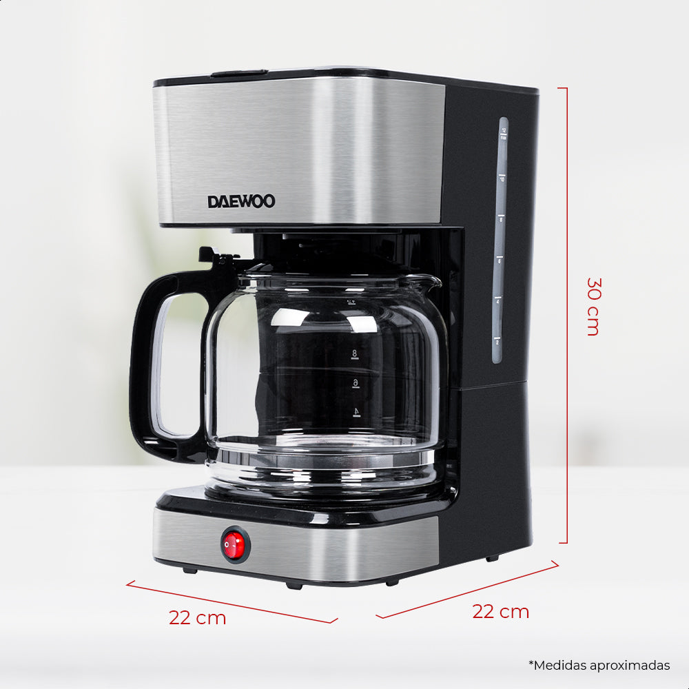 Cafetera Automática 15 tazas con filtro reutilizable