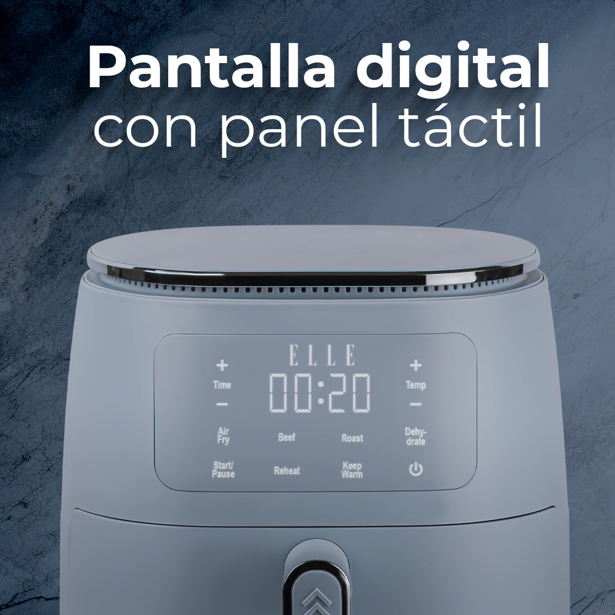 Freidora de Aire ELLE 5L Multifunción con Pantalla Táctil EKAFP501BU