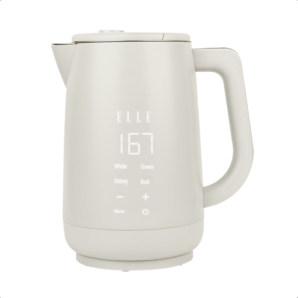 Hervidor ELLE Digital 1.7L Control Táctil Controlador Strix EKWKP101WH