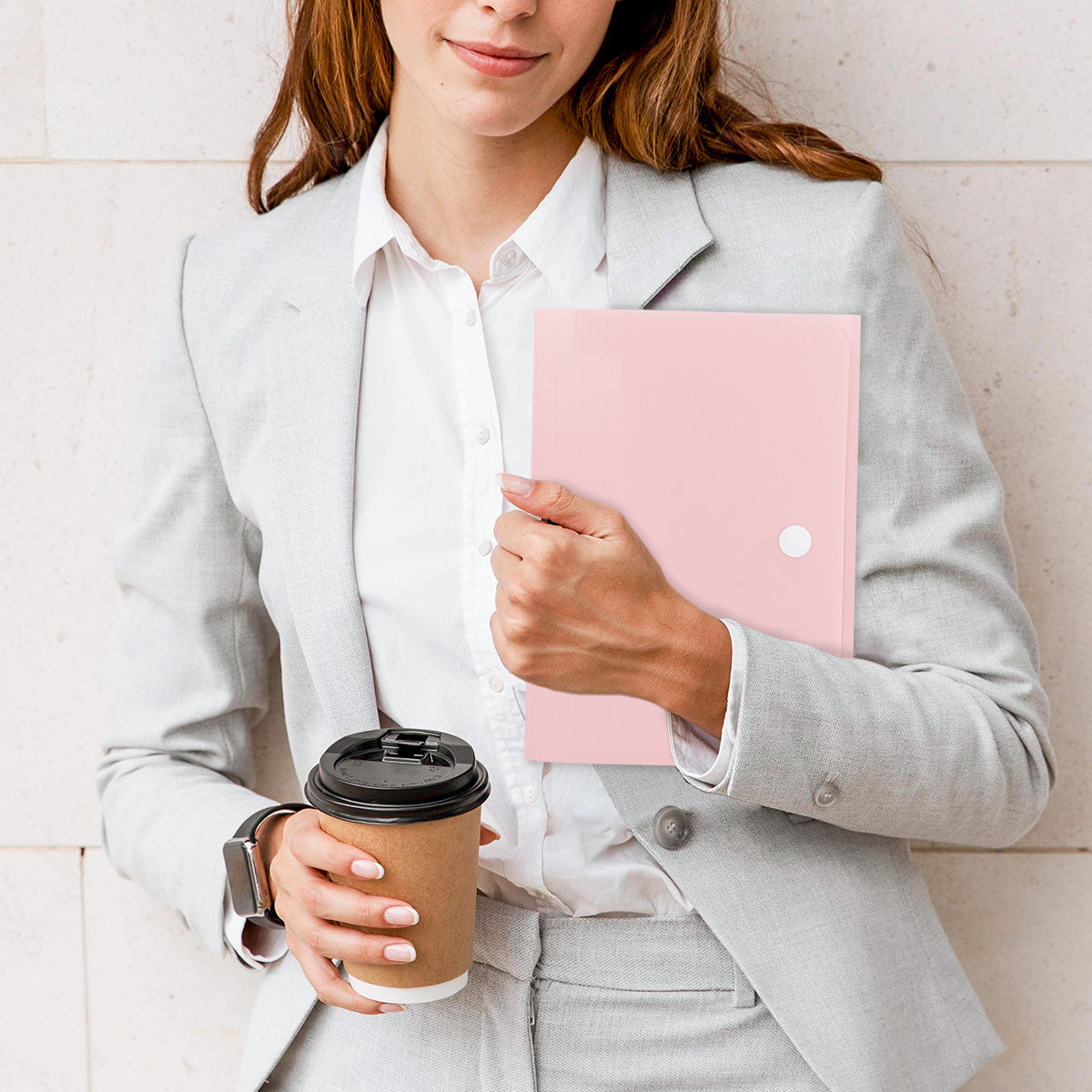 Organizador de Documentos, color Rosa 17x12cm