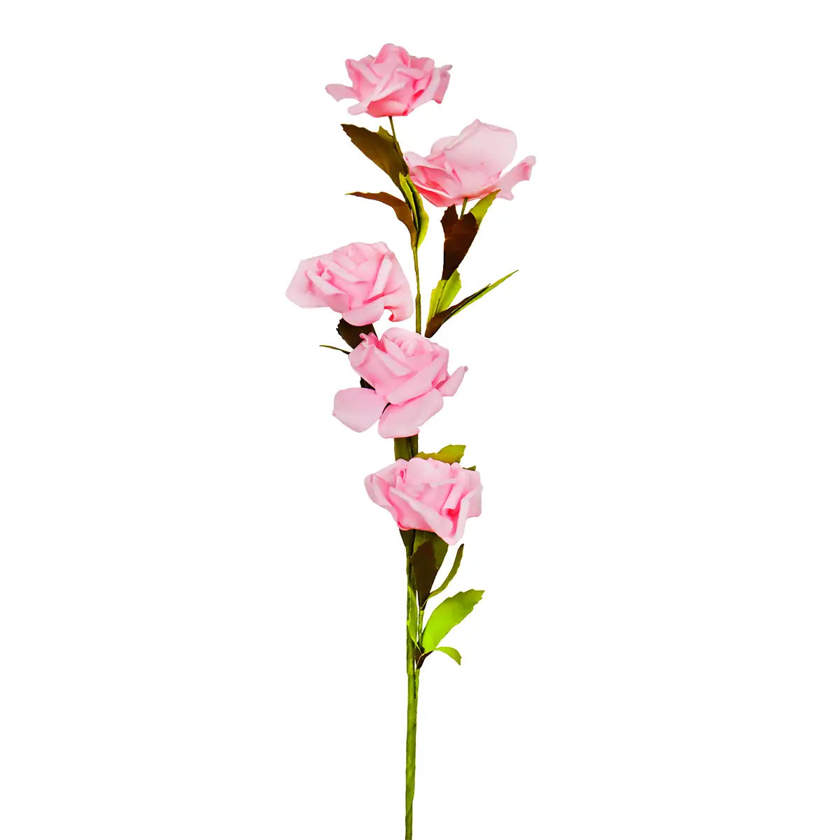 Vara con Flor Artificial, Color Rosa