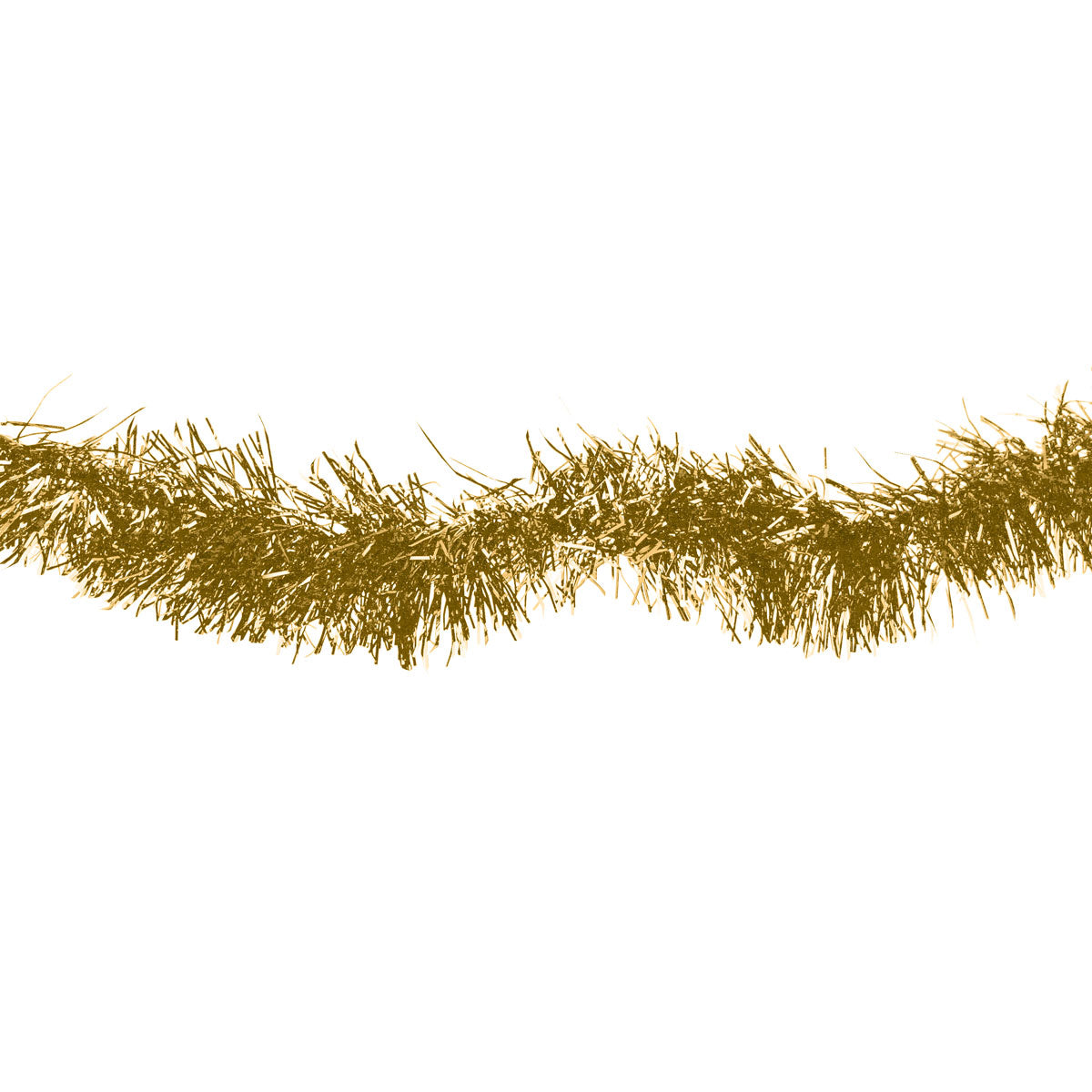 Guirnalda Navideña de Tinsel, 1.3 m, Color Oro