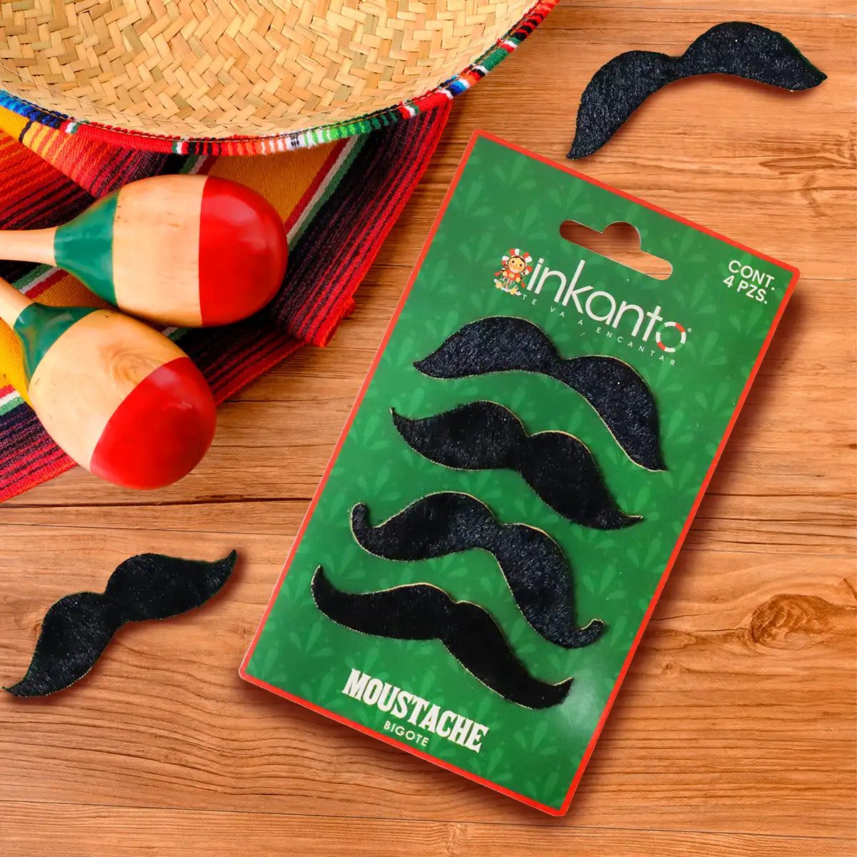 Bigote, 4 pzas