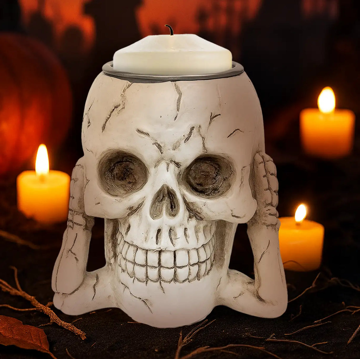 Portavela, Calavera