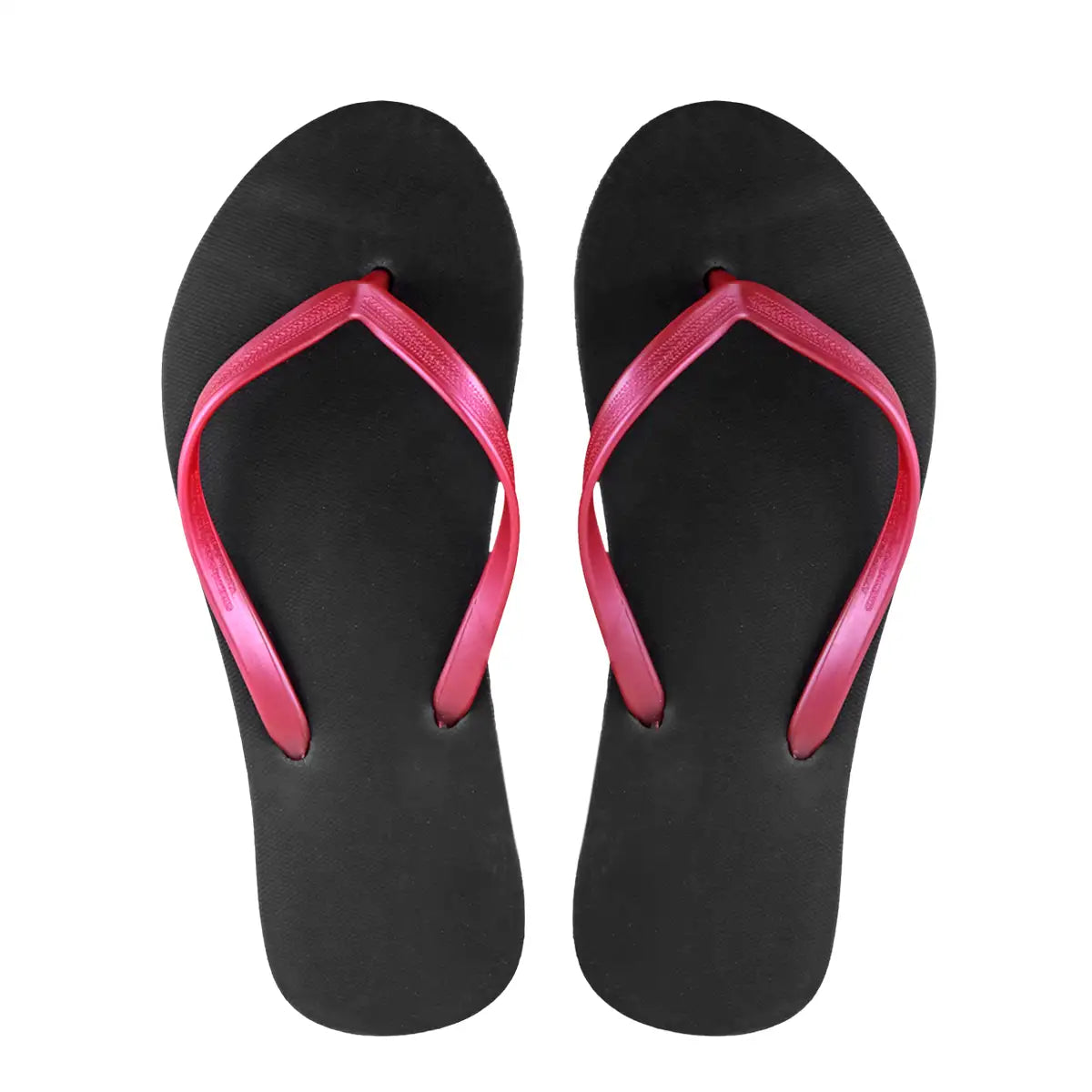 Sandalias, Color Negro y Rosa, Talla 24