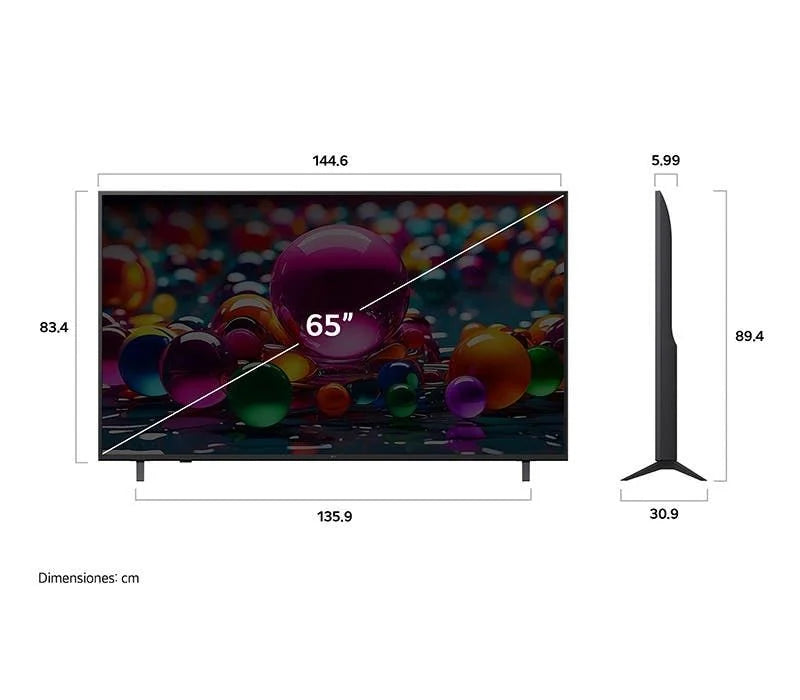 TELEVISOR LG DE LED MOD. 65UA7500PSA WebOS **