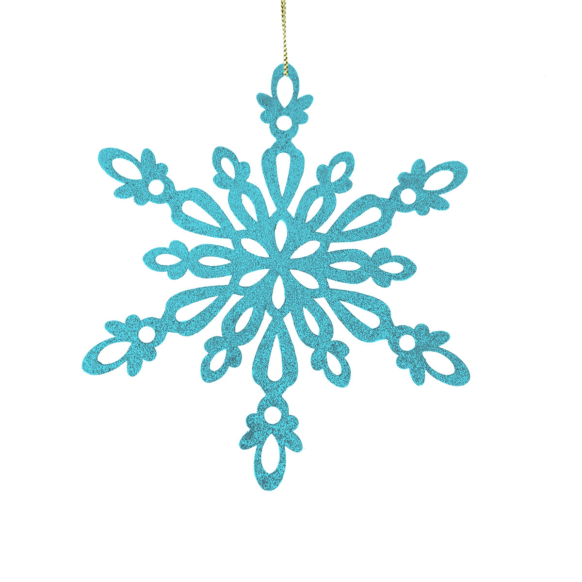 Copo de Nieve Jumbo con Glitter, Color Azul