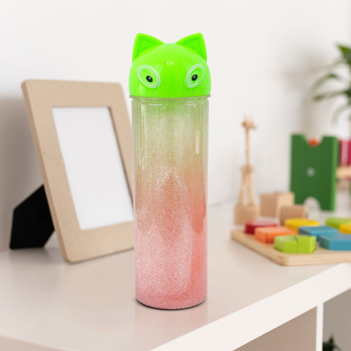 Slime Multicolor Tubo de Gatito color Verde 320 gr.