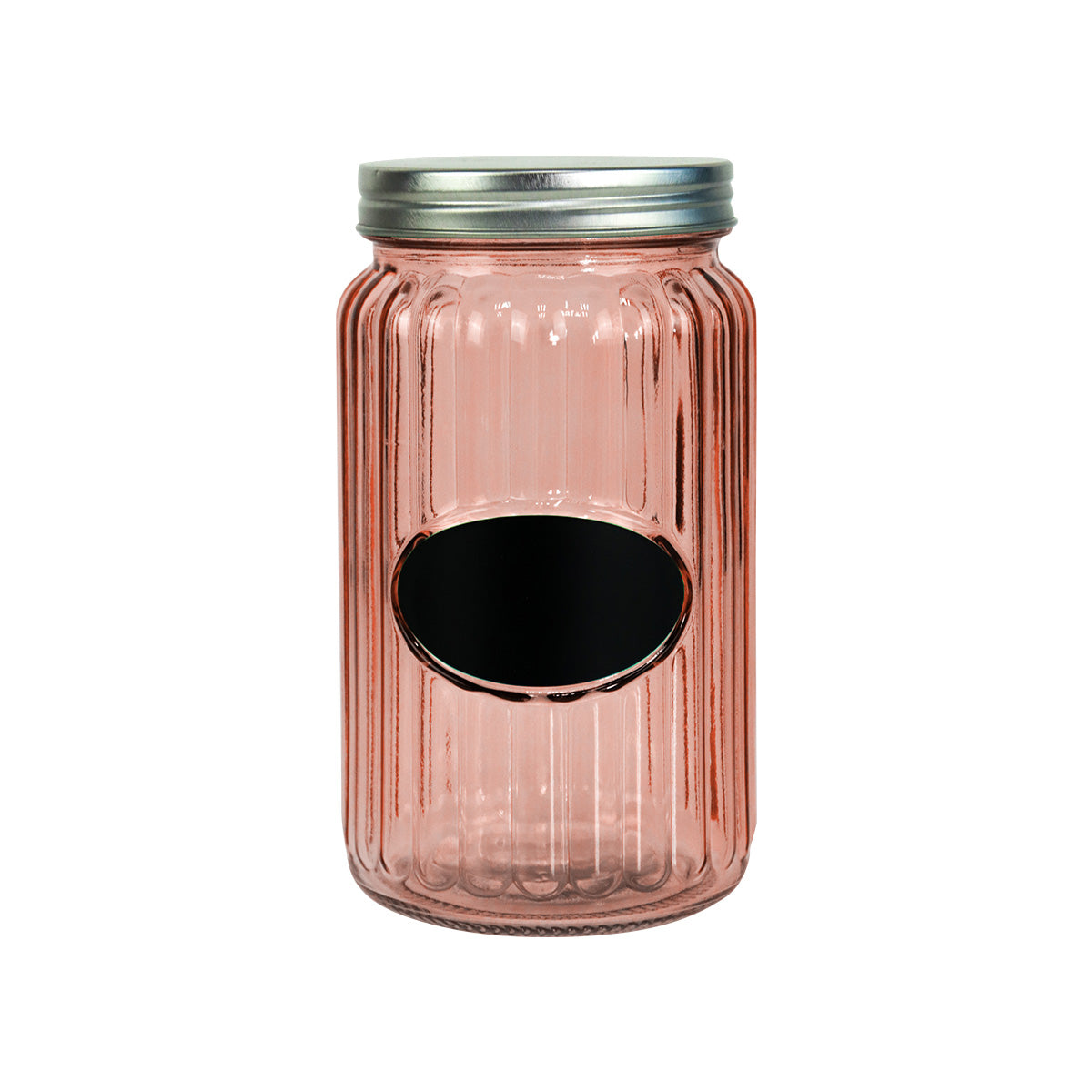 Frasco de Cristal Color Rosa